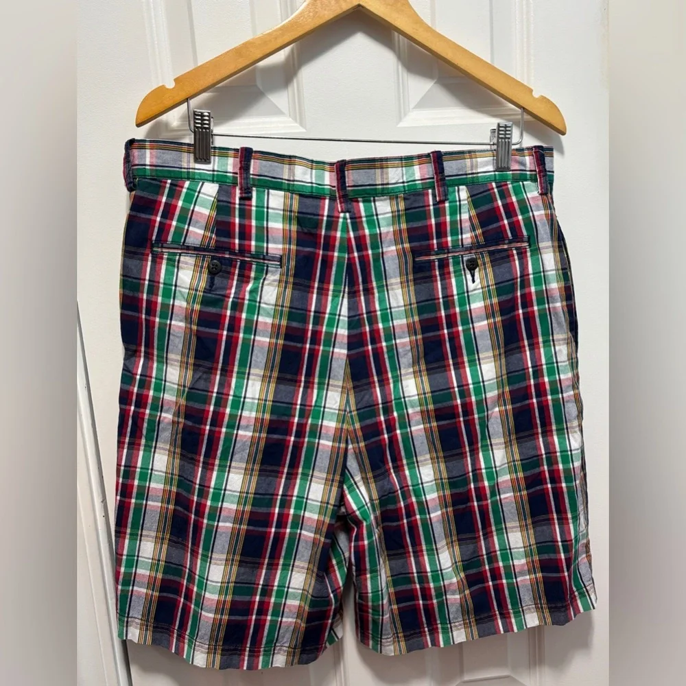 Polo Ralph Lauren‎ Men's Plaid Modern Preppy Country Club Pleated Shorts Size 34